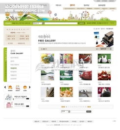 綠色系韓國網(wǎng)站模板精選——打造清新專業(yè)的品牌形象